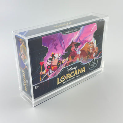 Acryl Box passend für Disney Lorcana Chapt. 1-4 Display Booster Box Ursulas Return Rückkehr